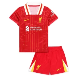 Kinderen Liverpool FC Voetbalshirt 2024-25 Thuistenue (+ Korte Broeke)